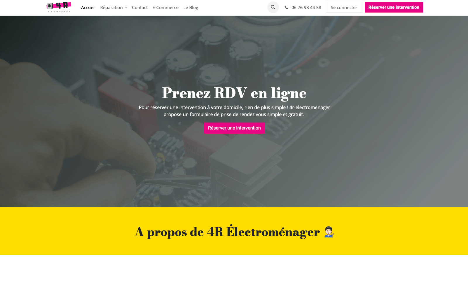 Création de site internet pour Vision Chauff à Narrosse