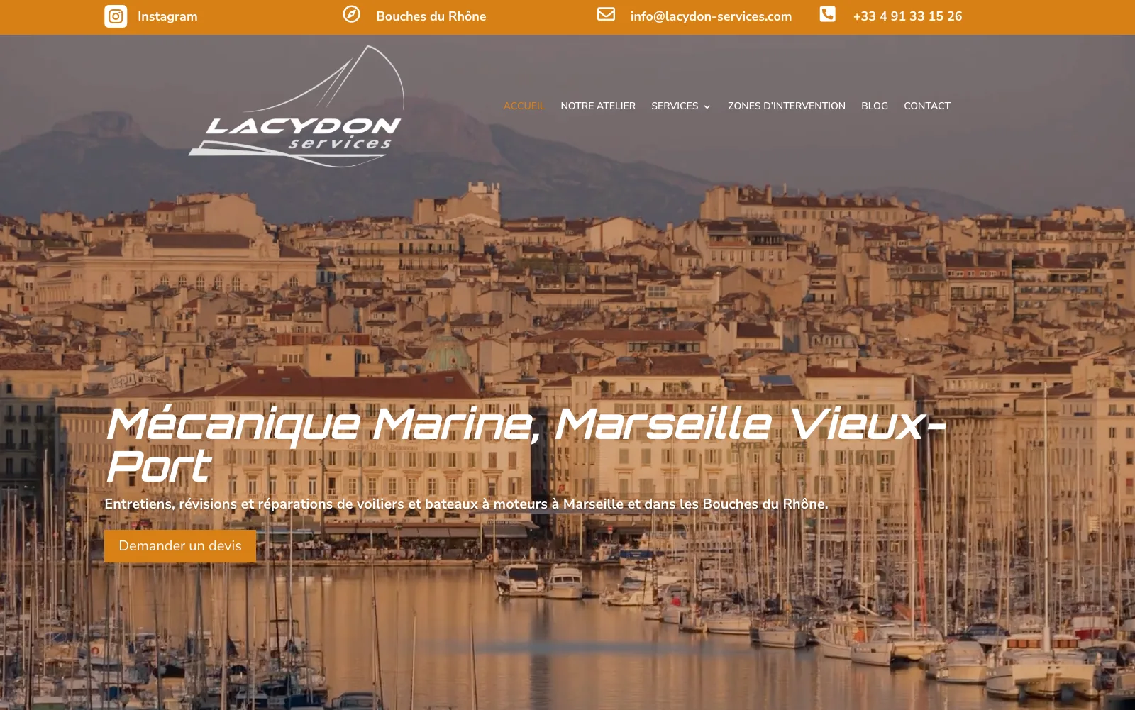 creation-site-web-lacydon-marseille Création site web pour Lacydon Services à Marseille