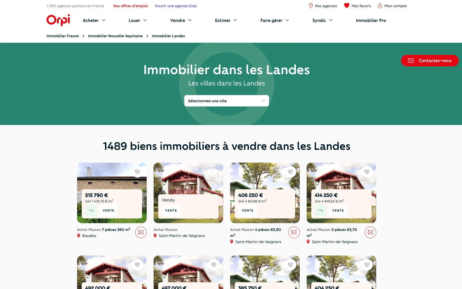 seo-local-orpi-landes Optimisation des fiches Google pour Orpi Landes